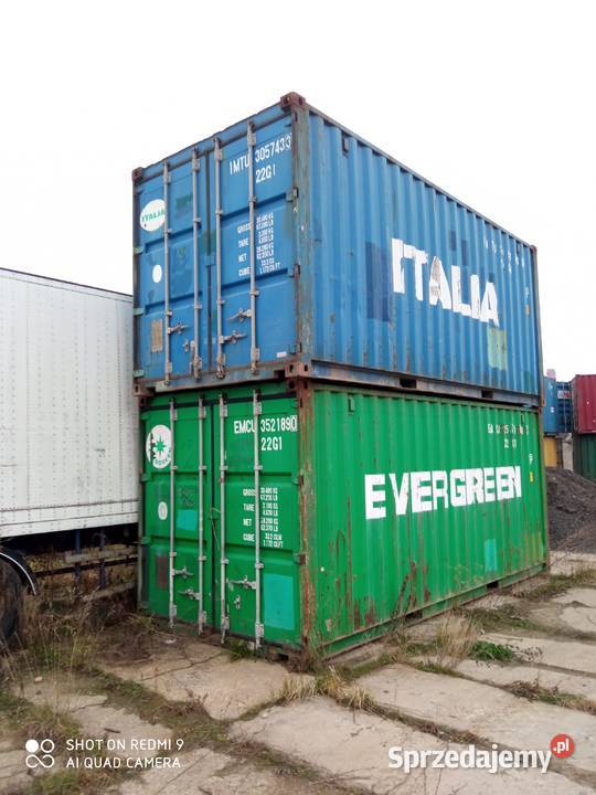 Kontener morski magazynowy 20 używany 6 metrów Magazynowanie lubelskie Lublin