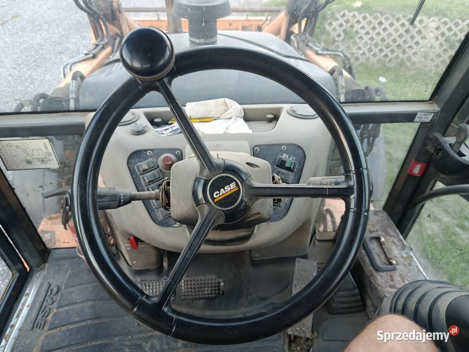 Koparko Ładowarka CASE 580 ST 4x4 joystick Łuszczów Pierwszy