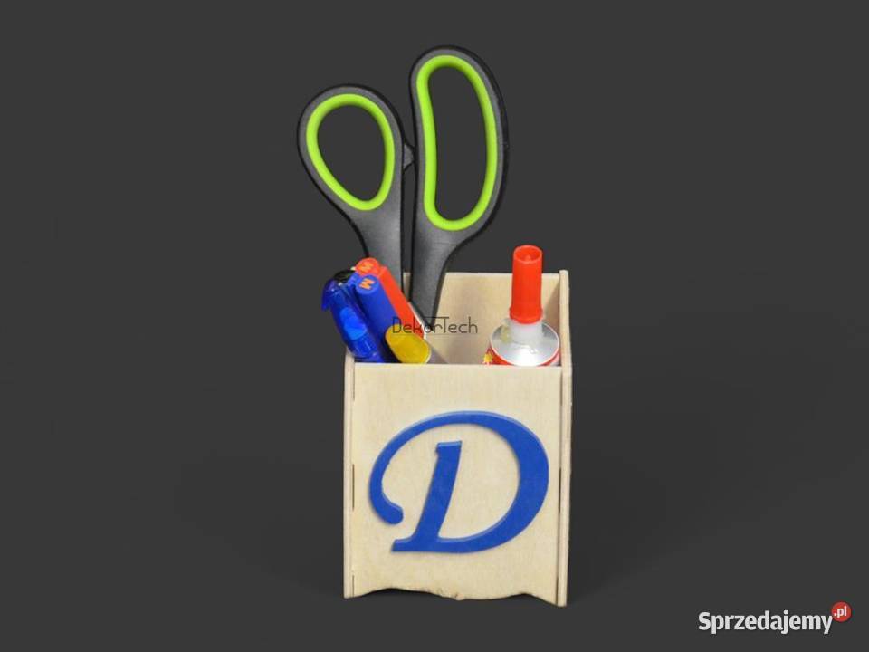 Organizer na kredki przybory szkolne na biurko