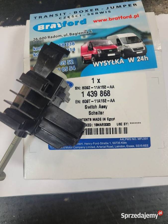 Czujnik Sprzęgła Ford 1439868 6G9T11A152AA mazowieckie Radom