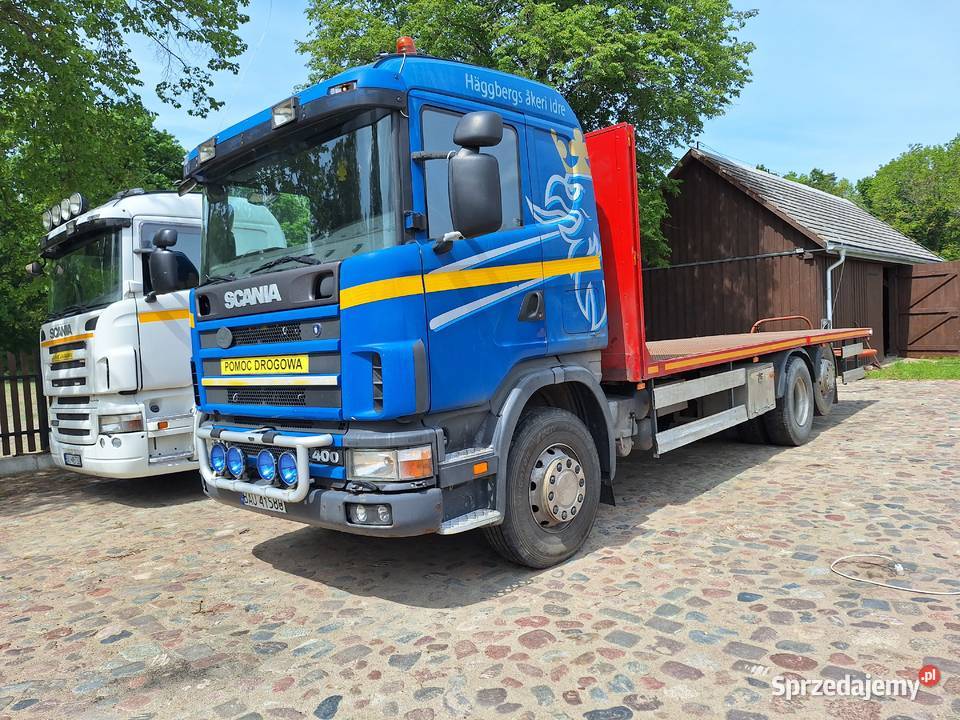 Scania 124 r400 pomoc drogowaZamiana na busa Samochody ciężarowe Augustów