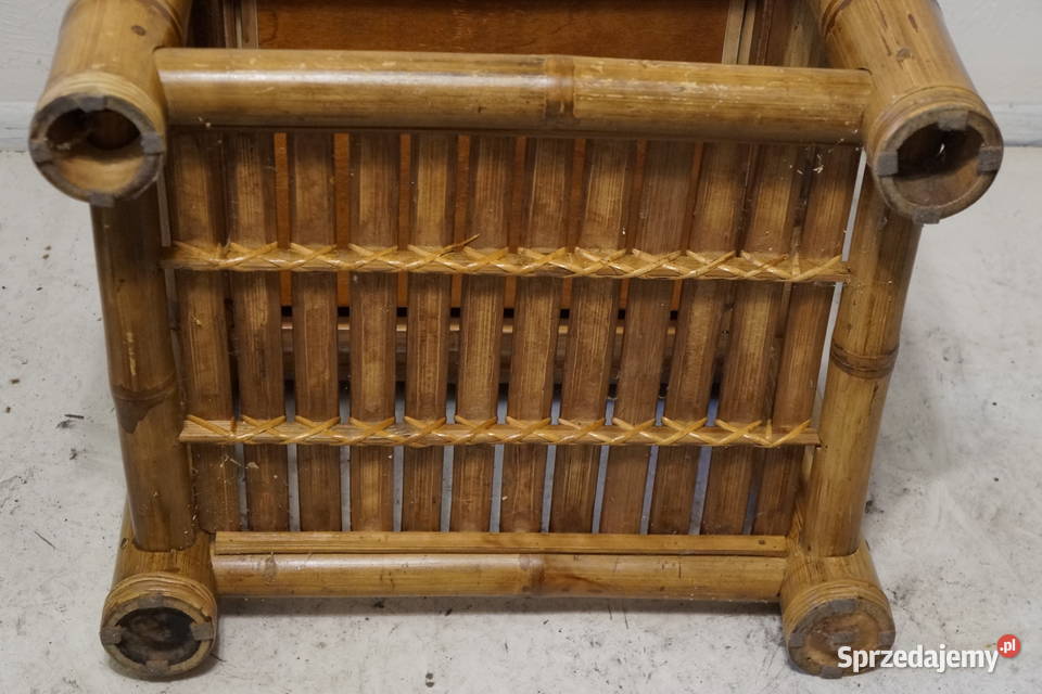 Komoda Orientalna Bambusowa Retro Vintage Design wielkopolskie Bogusławice