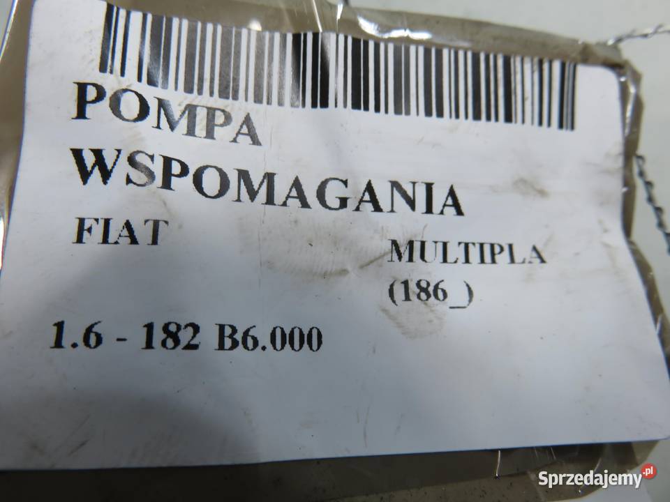 POMPA WSPOMAGANIA FIAT MULTIPLA 186 16 182 B6000