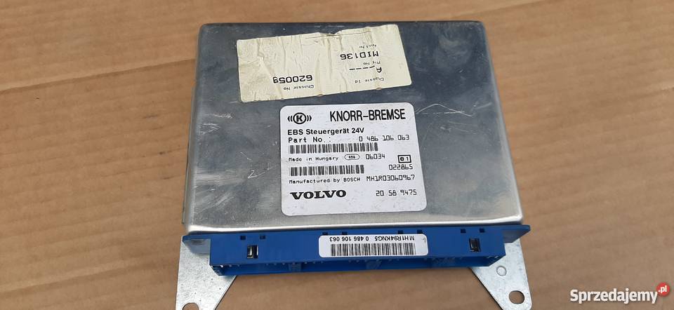 KOMPUTER KASETA EBS MODUŁ STEROWNIK VOLVO FH13 świętokrzyskie Staszów