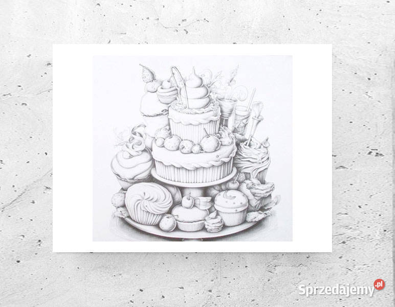 plakat z ciastkami Opole