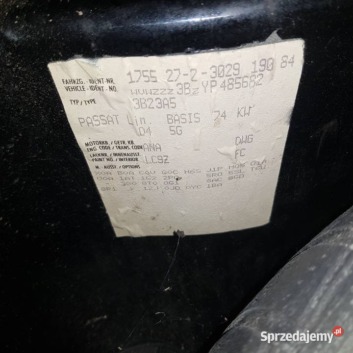 Volkswagen Passat b5 2000r błotniki Błotniki Radomsko sprzedam