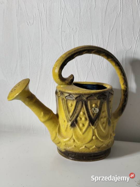 Kultowa Ceramiczna Konewka Keramik Vintage PRL Poddębice