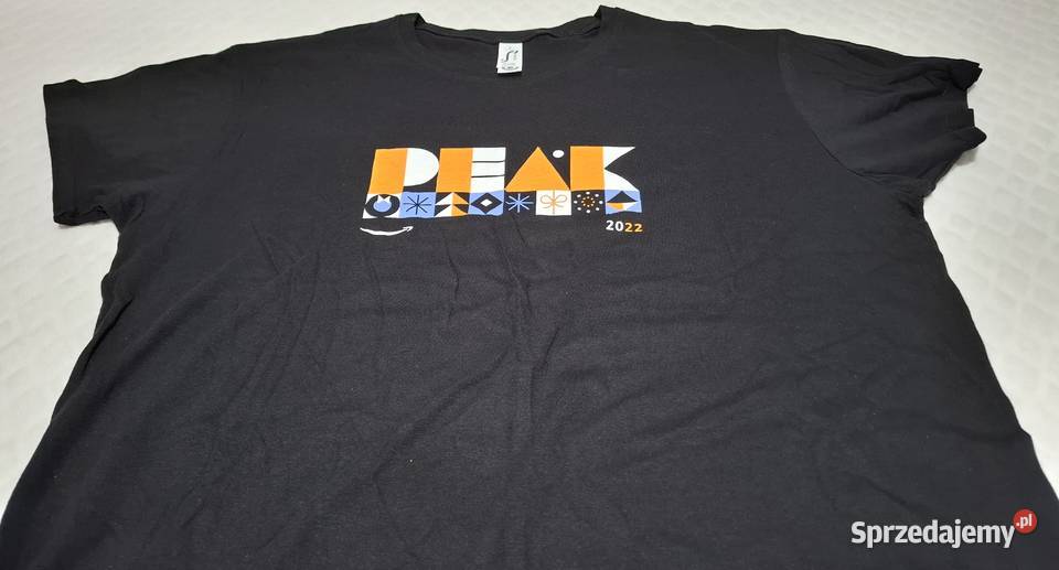 Koszulka krótki rękaw Tshirt czarna Amazon Sols Czeladź