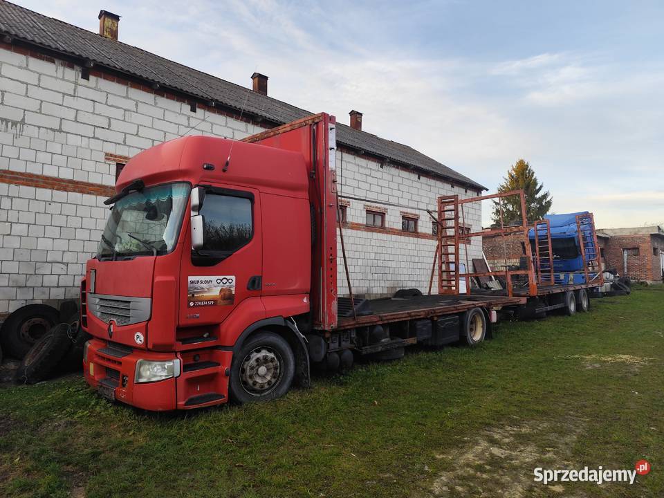 Renault Premium 450 2007r przyczepa Samro tandem Tomaszów Lubelski