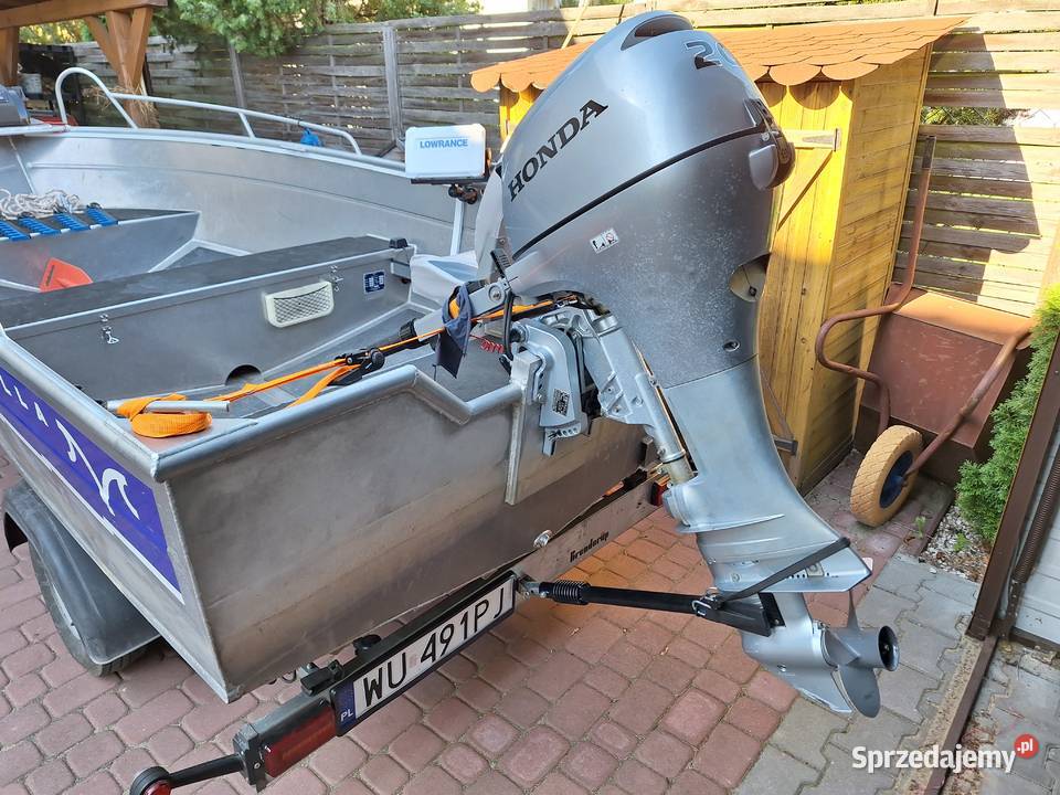 Skyla 370 Honda BF20 przyczepa Lowrance elite Pruszków sprzedam