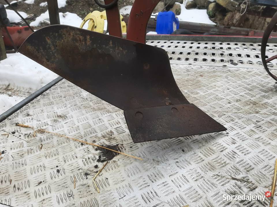 Pług 2 skibowy do traktorka ogrodniczego iseki nieuszkodzony podkarpackie Dębica