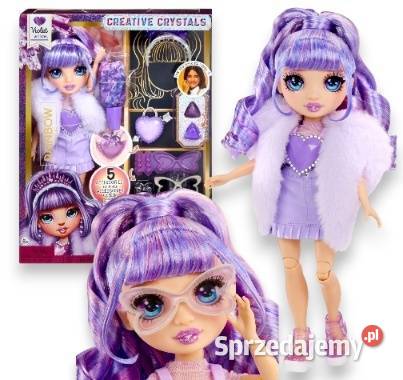 Lalka Rainbow High Creative Crystals Violet – NOWA, z akcesoriami