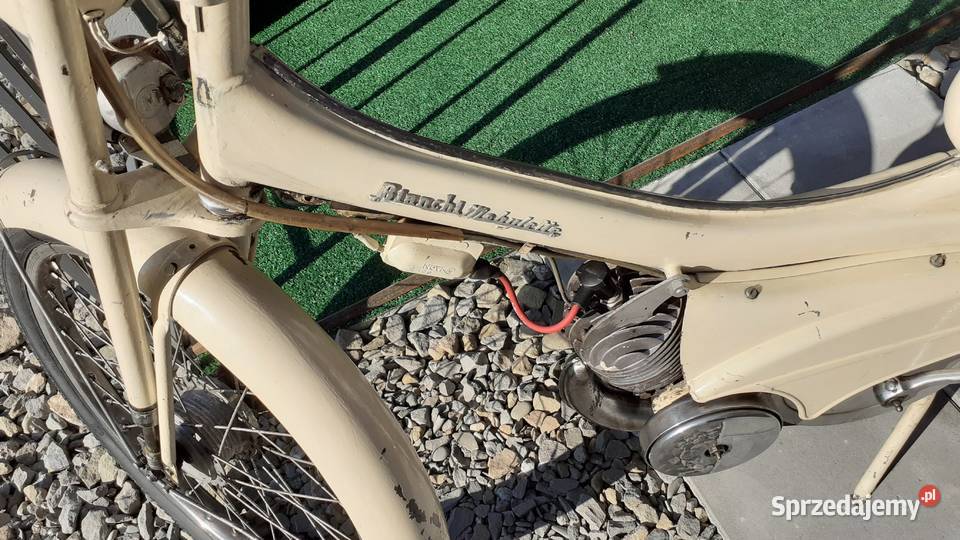 Zabytkowy motorower Bianchi Mobylette AV44 Łukanowice