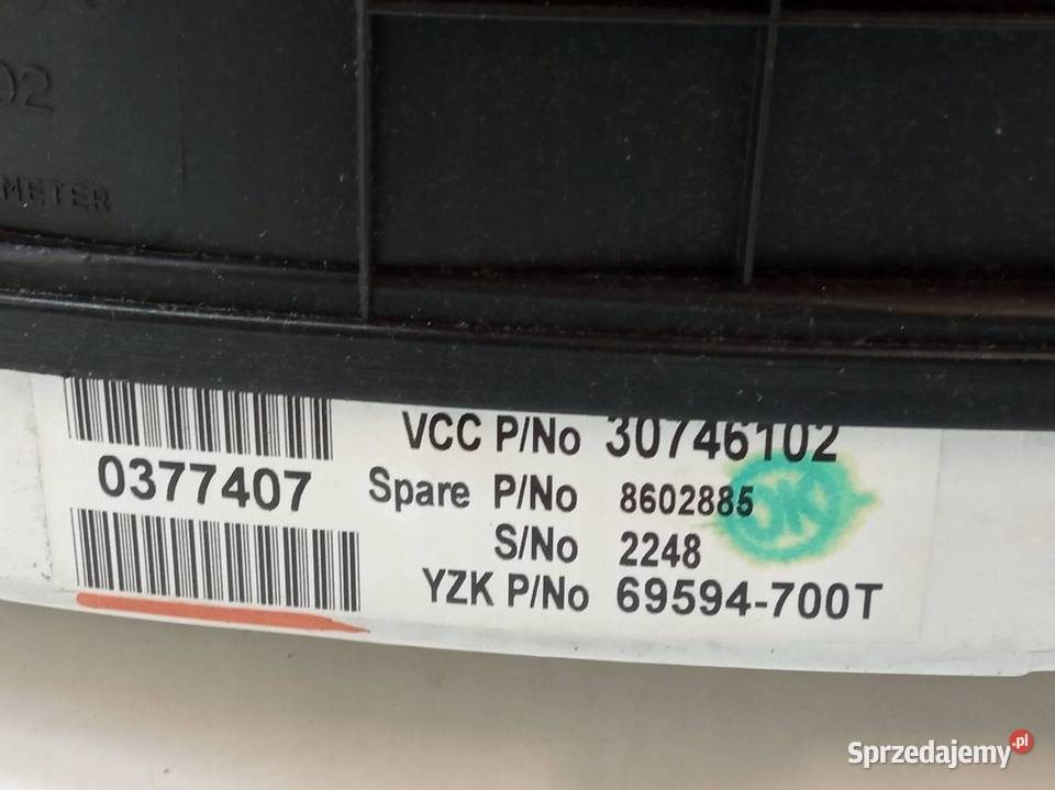 LICZNIK 30746102 24 D Volvo S60 I 20002009 osobowe