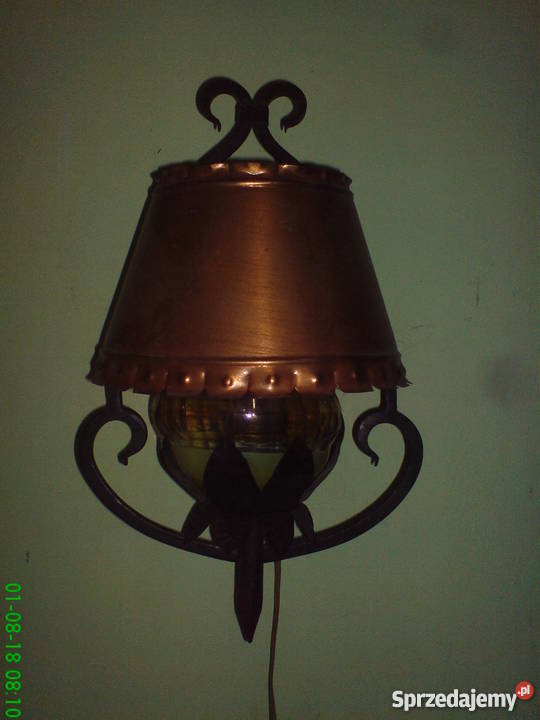 Lampa kowalstwo artystyczne stylowa łódzkie sprzedam