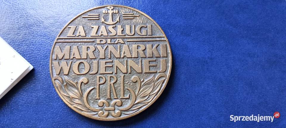 Stare monety Medal zasługi Marynarki Wojennej podkarpackie
