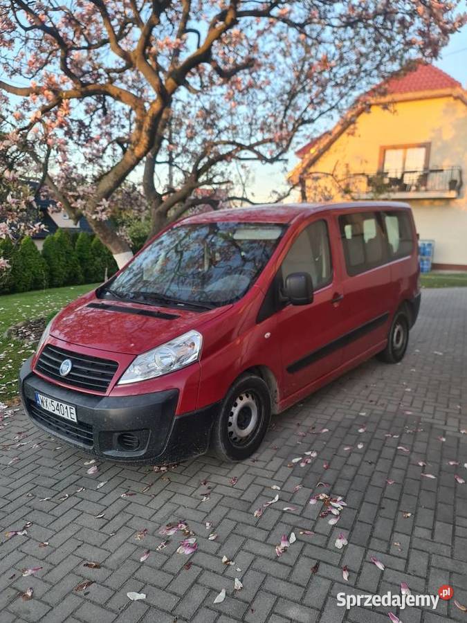 Fiat Scudo 16 Diesel 90 2007 Czerwony 9 osobowy