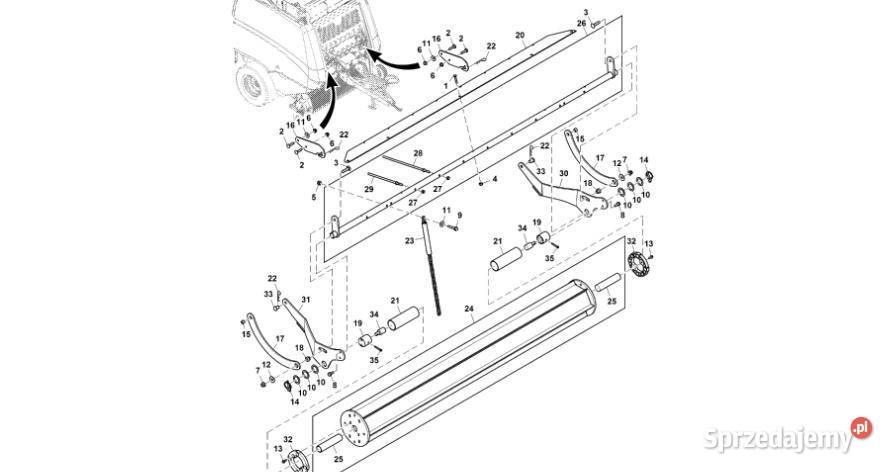 John Deere 960 Ramię DC222459 Podbieracz wielkopolskie sprzedam