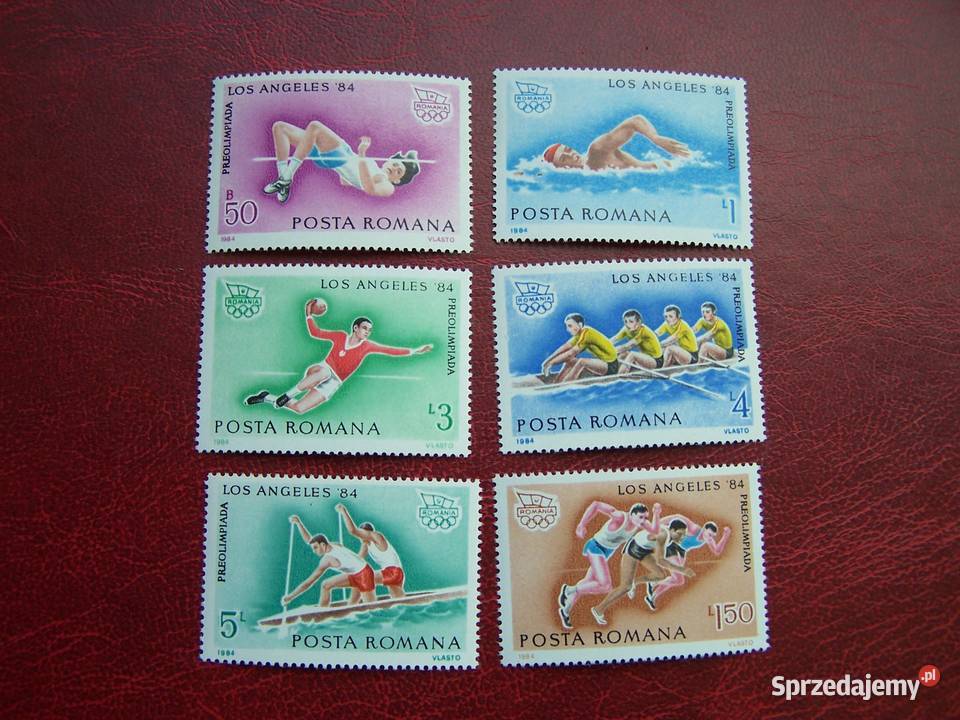 Rumunia 1984 MNH Mi 404247 Sport Olimpiada Los Tychy sprzedam