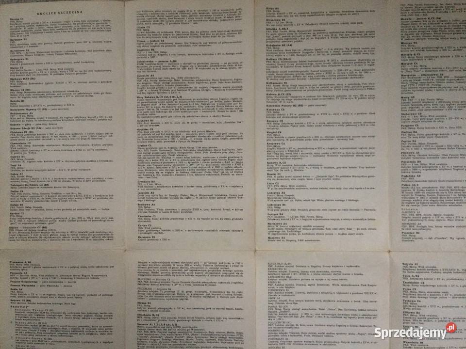 3483 Szczecina Mapa Turystyczna Szczecin sprzedam