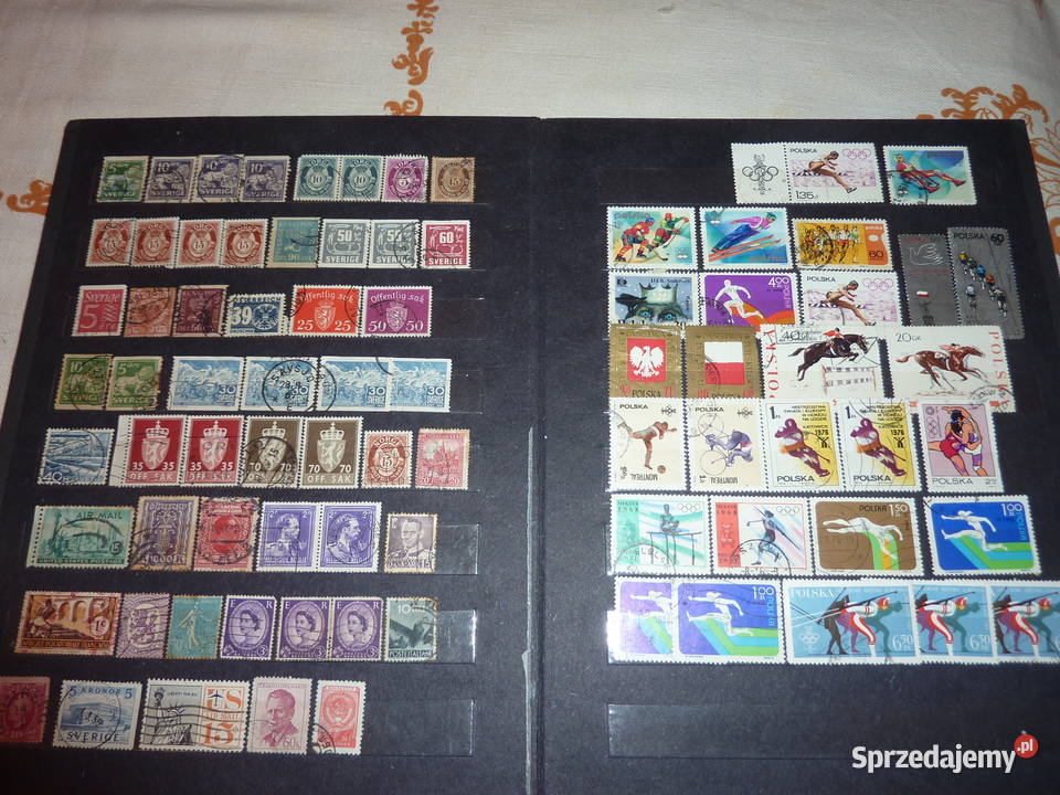 Duży album ze znaczkami Filatelistyka Bukowno