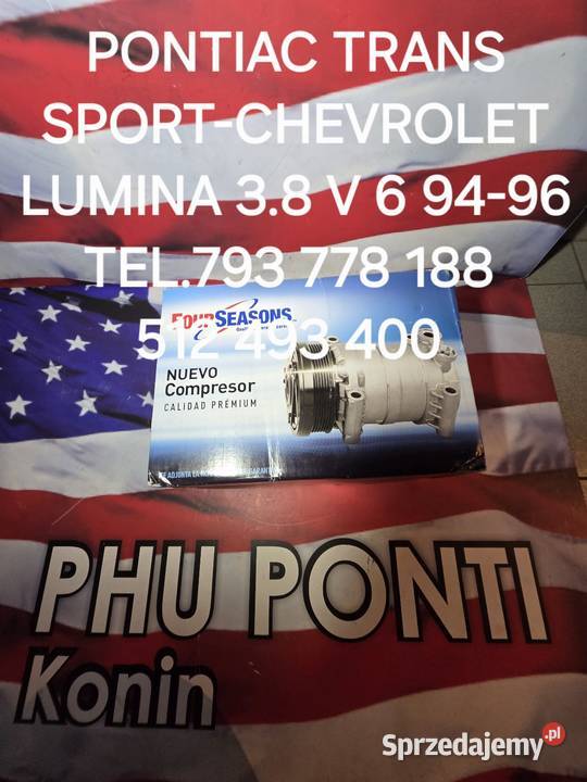 APRĘZARKA KLIMATYZACJI PONTIAC TRANS Kawnice sprzedam