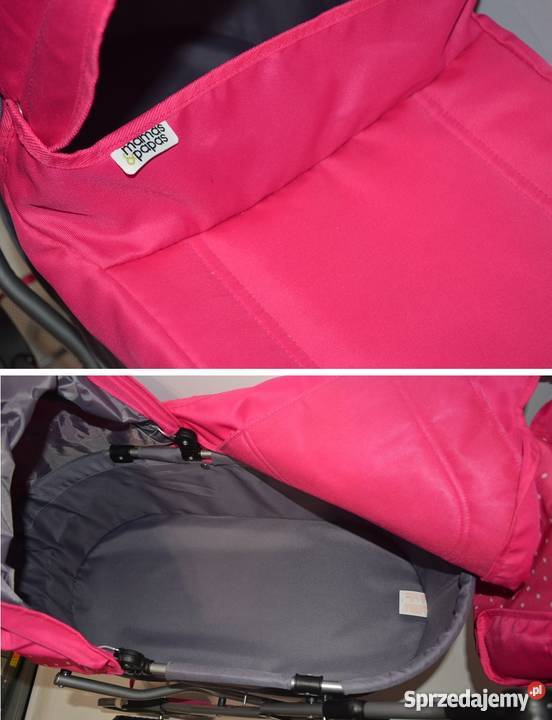 Wózek lalek MAMAS PAPAS parasolka torba gondola Rewal