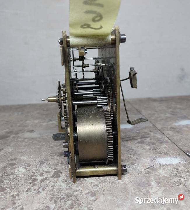M169 Mechanizm starego zegara ściennego Carl Tczew
