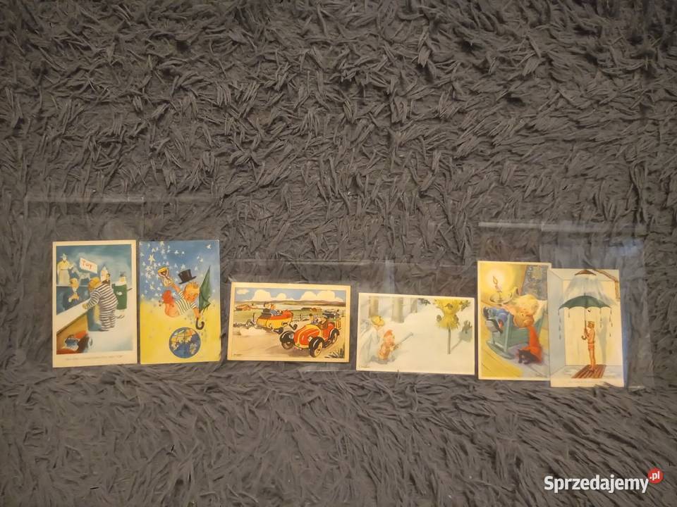 Pocztówki Szwecja lata 50 XX wiek Katowice