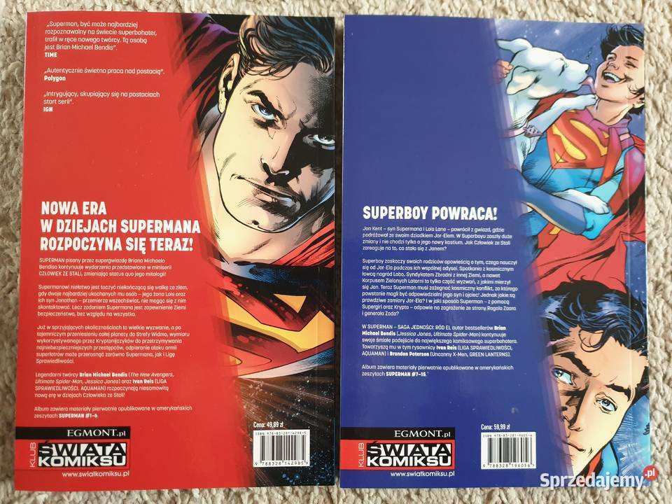 Superman Saga Jedności tom 1 i 2 Gdynia