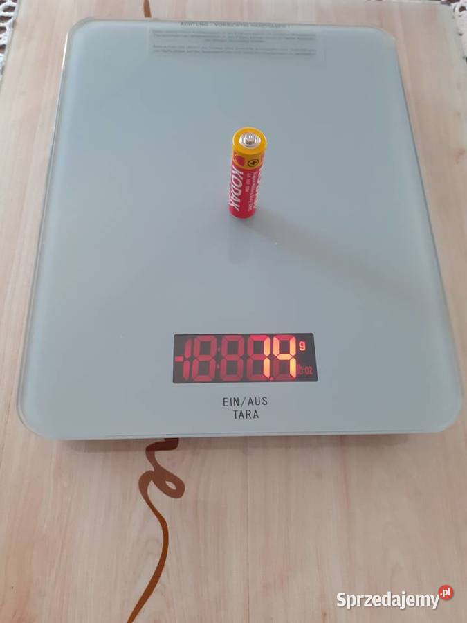 Waga kuchenna szklana elektroniczna