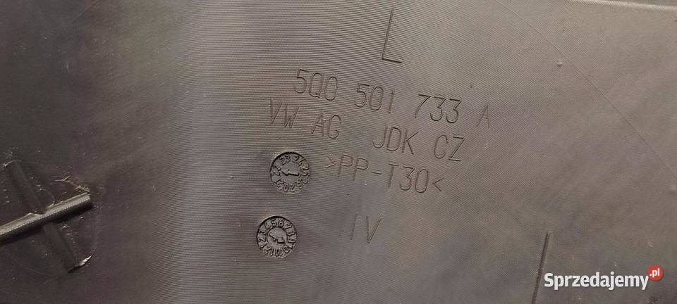 VW TIGUAN II OSŁONA WAHACZA LEWY TYŁ 5Q0501733A
