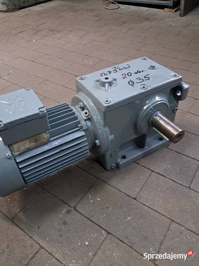 Motoreduktor 075 kW20 obr Produkcja wielkopolskie sprzedam