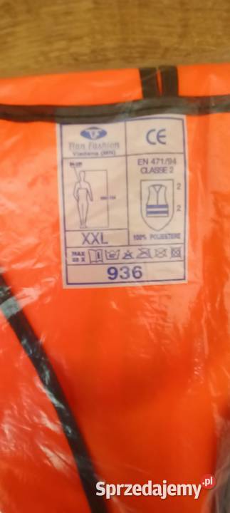 Kamizelka ostrzegawcza w kolorze pomarańczowym Odzież motocyklowa dolnośląskie Wrocław