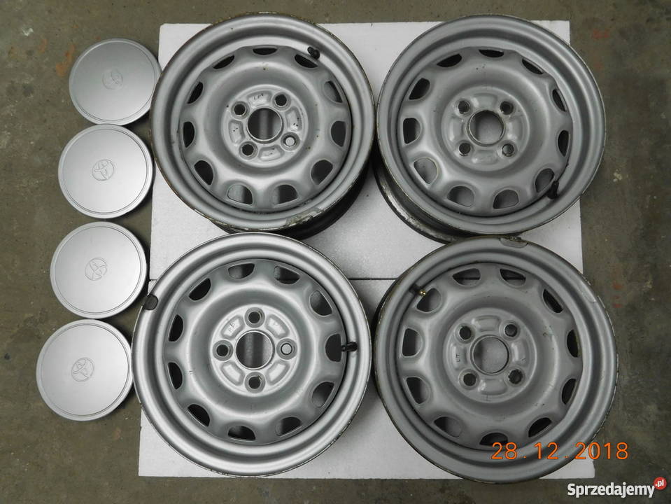 Toyota Starlet felgi stalowe ET 13 x5J plus