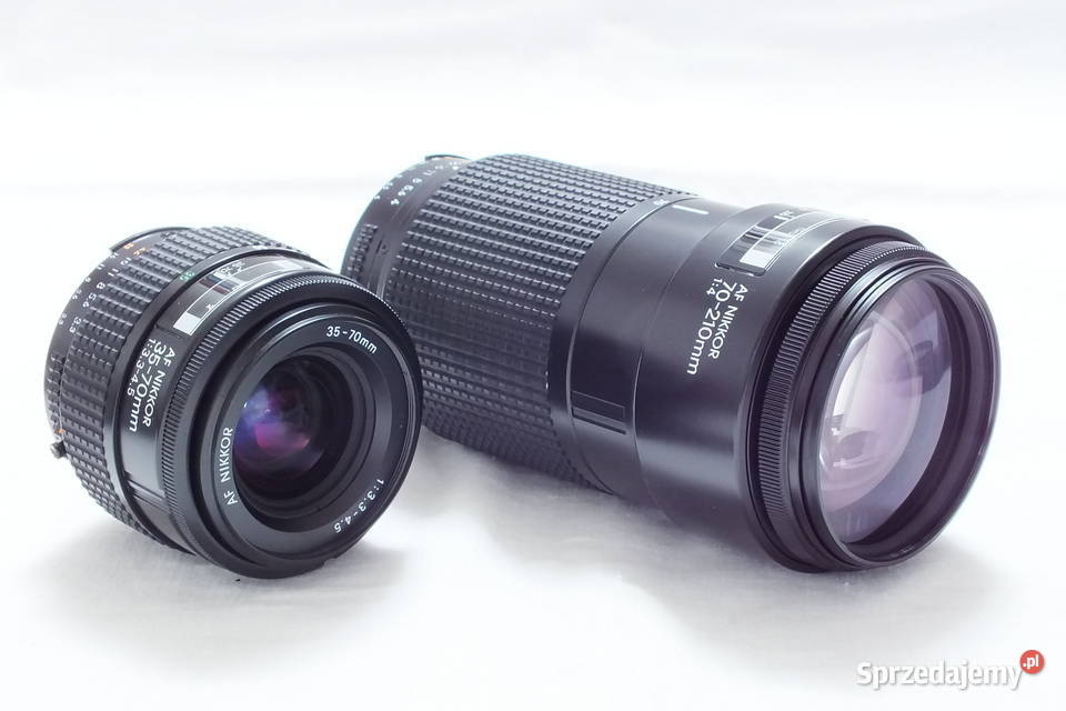 AF Nikkor 3570 13345 i AF Nikkor 70210 14 Lubin