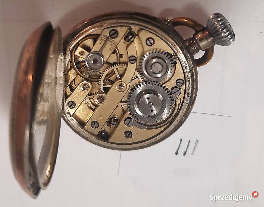 Stary Srebrny Zegarek Kieszonkowy III Gliwice sprzedam