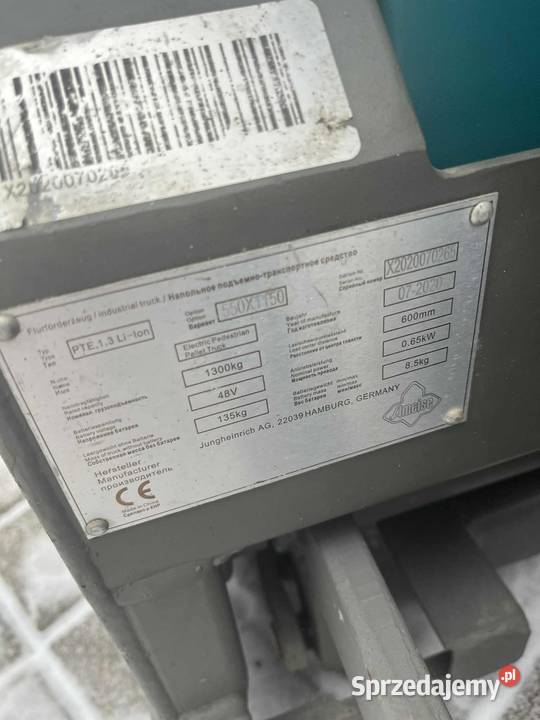 Paleciak elektryczny Magazynowanie dolnośląskie Bolesławiec