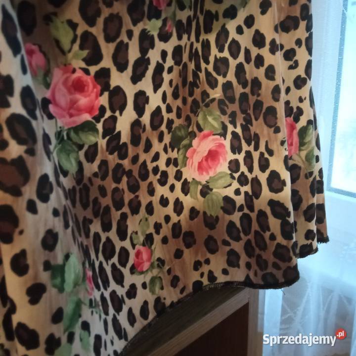 Elegancka bluzka bez rękawów r 36 Kwiatki Koszalin