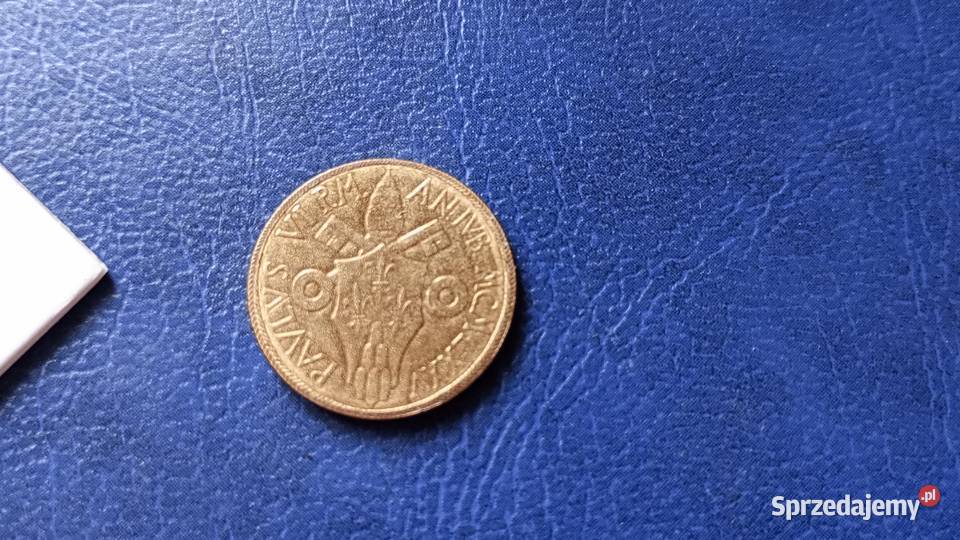 Stare monety 20 lir 1975 Watykan podkarpackie