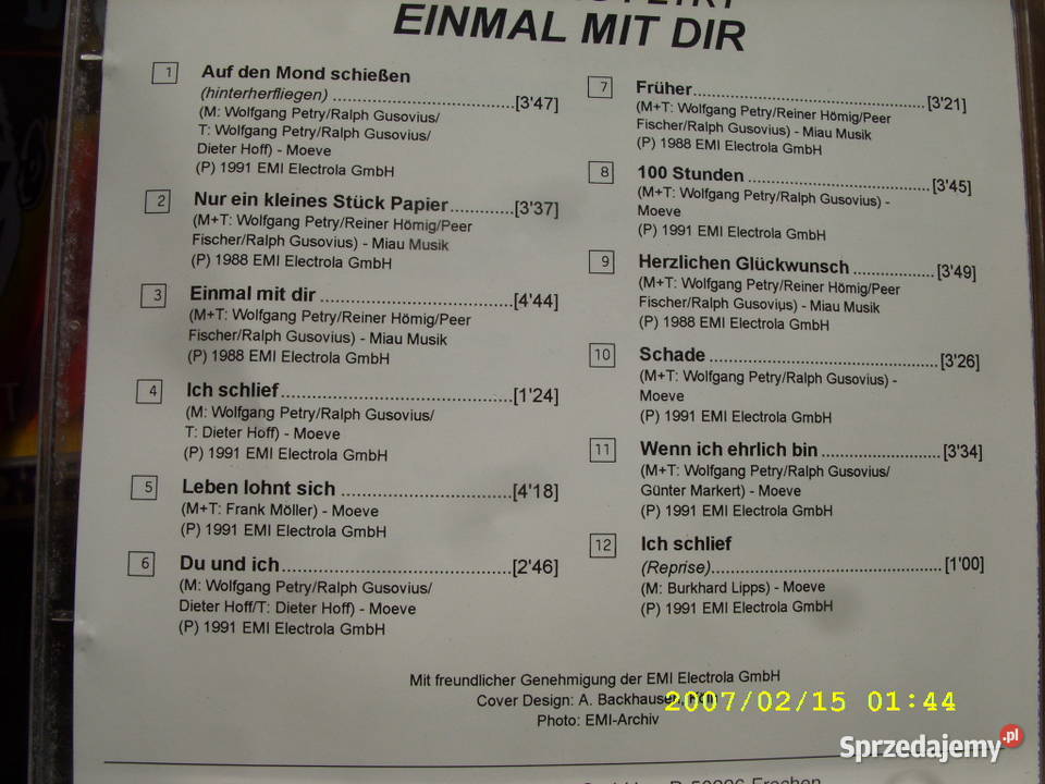 Pop CD WOLFGANG PETRY4 Plyty CD Wołów sprzedam