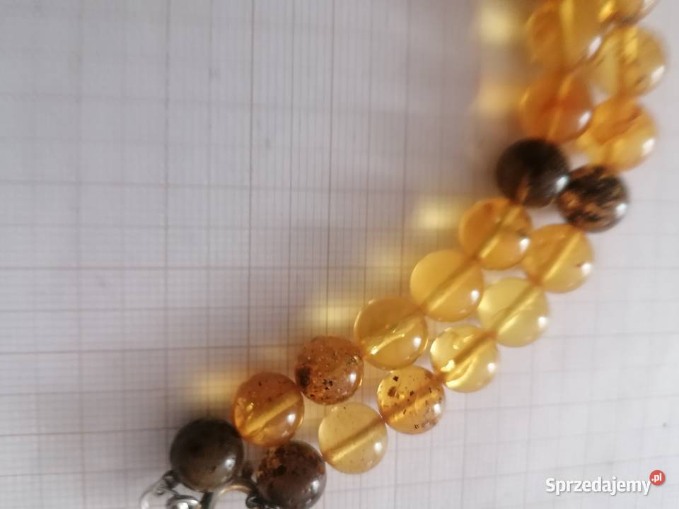 Naszyjnik Bursztyn kulki Biżuteria dla Pań Białystok