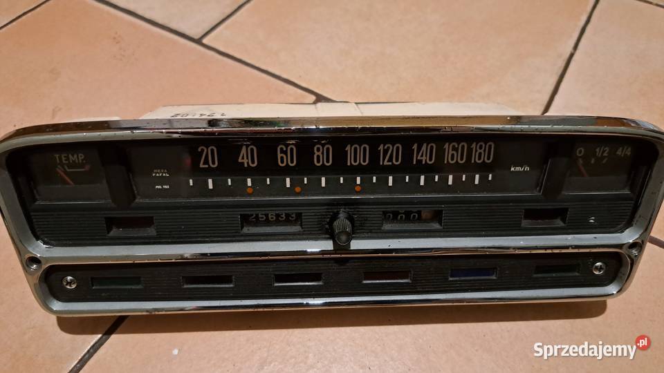 Licznik prędkościomierz Fiat 125p 74r Leszno