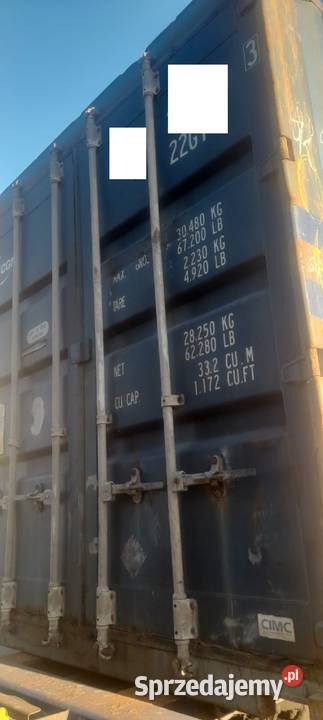 Kontener 6 metrowy magazynowy używany pomorskie sprzedam