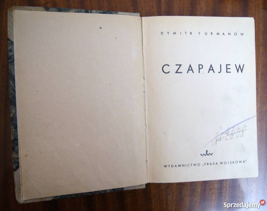 Dymitr Furmanow Czapajew 1949 Proza i poezja