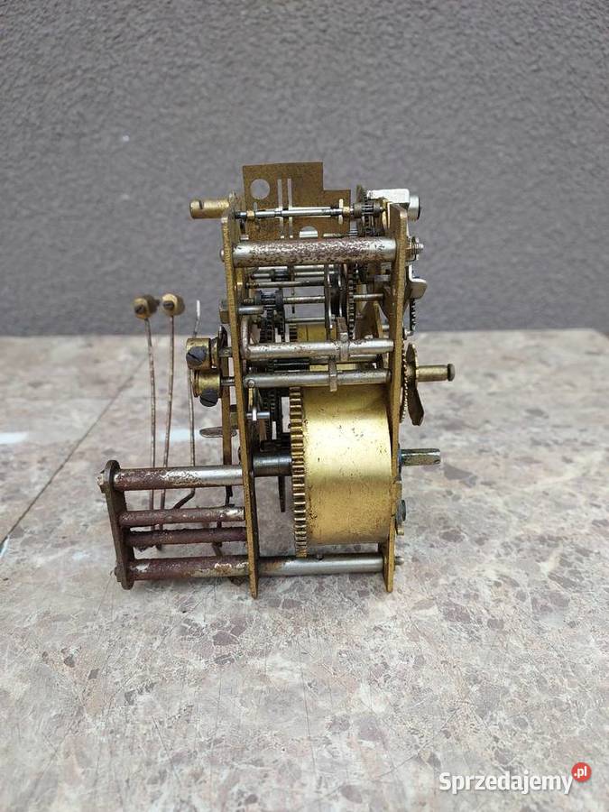 M009 Mechanizm starego zegara ściennego Junghans Antyki