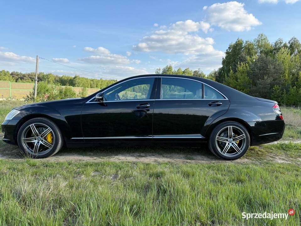 MercedesBenz Klasa S W221 Mercedes S500L 4matic 4/5 Łódź