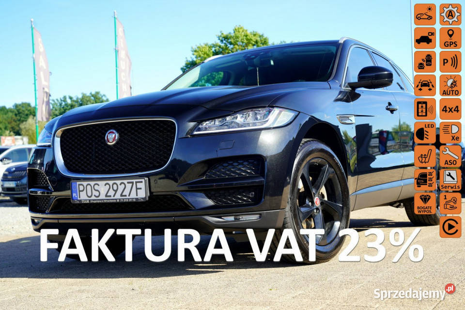 Jaguar FPACE FULL LED digital NAWI skora line czujnik parkowania Otmuchów