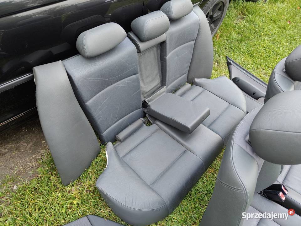 Bmw e46 sedan fotele pół skóry grzane Europa Aleksandrów Łódzki