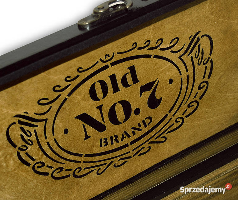 SKRZYNKA drewniana na WHISKY whiskey JACK Bydgoszcz